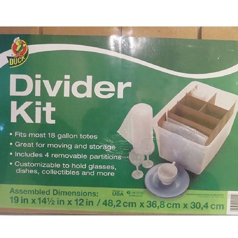 Duck Brand Divider Kit, 19" X 14.5" X 12"